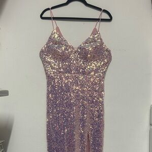 Speechless Women’s Elegant Pink Sequin Dress NWT
